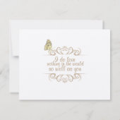 Save The Date Fleur sauvage Enregistrer la date (Dos)