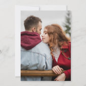 Save The Date Fleur sauvage Rustique Pays Floral Jardin Mariage (Dos)