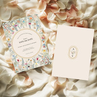 Fleur sauvage vintage Fern Mariage beige