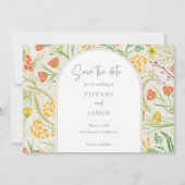 Save The Date Fleur sauvage Wild Meadow Mariage extérieur (Devant)