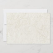 Save The Date Fleur sauvage Wild Meadow Mariage extérieur (Dos)