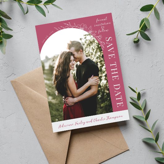 Save The Date Fleur Simple 1 Mûre Sauvegarder La Date