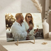 Save The Date Fleurir l'accent | Photo de mariage