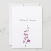 Save The Date Fleurissement Sauvegarder La Date (Dos)