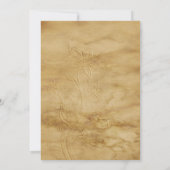 Save The Date Fleurs à texture (Dos)