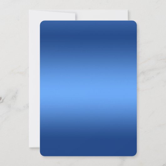 Save The Date Fleurs Aquarelles Bleues Enregistrer La Date (Dos)