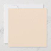 Save The Date Fleurs blanches beiges modernes et élégantes perso (Dos)