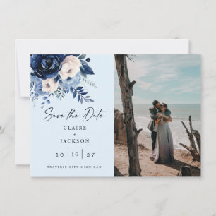 Save The Date Fleurs de Bleu Deux photo