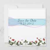 Save The Date Fleurs de fraises (Devant)