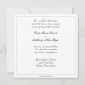 Save The Date Fleurs de fraises | Réservez la date (Dos)