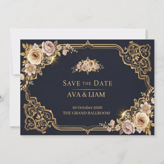 Save The Date Fleurs de Luxe (Devant)