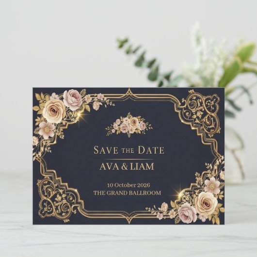 Save The Date Fleurs de Luxe (Debout devant)