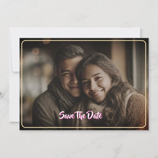 Save The Date Fleurs de Luxe (Dos)