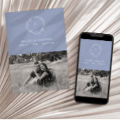 Save The Date Fleurs de Pervenche Mariée Boho Enregistrez La Dat