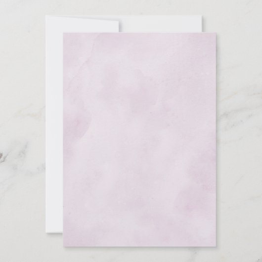 Save The Date Fleurs de Poussiéreux Violet Géométrique Mariage S (Dos)