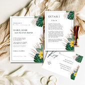Save The Date Fleurs de sauge vertes et blanches modernes pour a