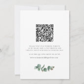 Save The Date Fleurs de tournesol et verdure aspect bois rustiqu (Dos)