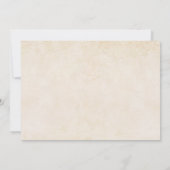 Save The Date Fleurs en terre cuite rouille Mariage de automne o (Dos)