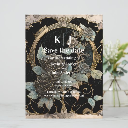 Save The Date Fleurs Enchanteresses (Debout devant)