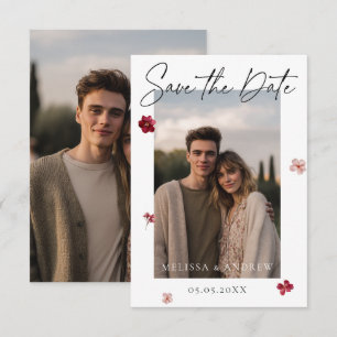 Save The Date Fleurs et photo