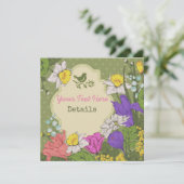 Save The Date Fleurs pour tout événement (Debout devant)