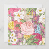 Save The Date Fleurs pour tout événement (Dos)