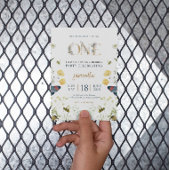 Save The Date Fleurs sauvages et abeilles Anniversaire Invitatio