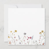 Save The Date Fleurs sauvages printanières (Dos)