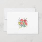 Save The Date Fleurs sauvages rustiques mariage Enregistrer la d (Dos)