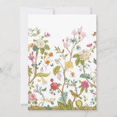 Save The Date Fleurs Vintage (Dos)