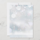 Save The Date Flocons d'hiver (Dos)