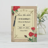 Save The Date Floral (Debout devant)