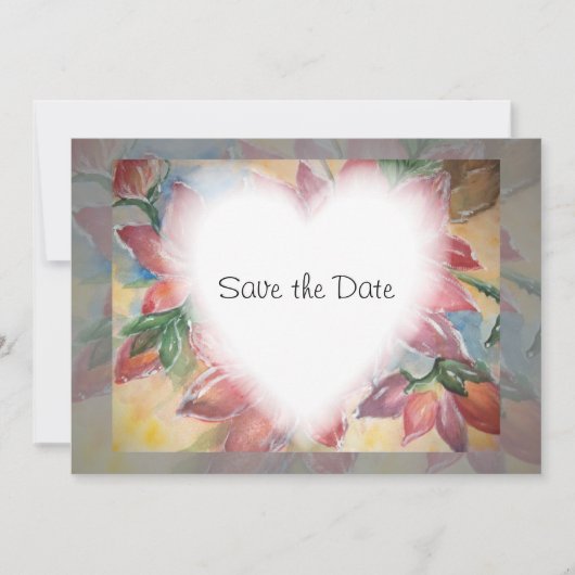Save The Date Floral (Devant)