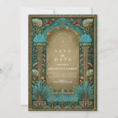 Save The Date Floral Arch Islamic Wedding (Devant)