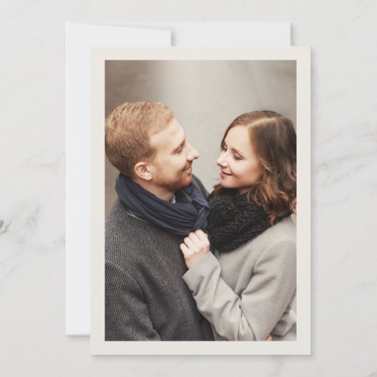 Save The Date Floral Crest Western Horseshoe Monogram Mariage (Dos)