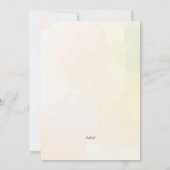 Save The Date Floral en couleurs douces Enregistrer la date (Dos)