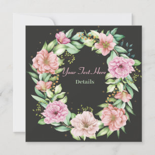 Save The Date Floral Enregistrer La Date