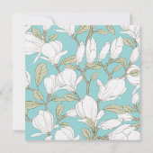 Save The Date Floral Enregistrer La Date (Dos)