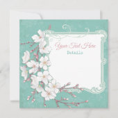 Save The Date Floral Enregistrer La Date (Devant)