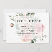 Save The Date Floral Enregistrer la date (Devant)