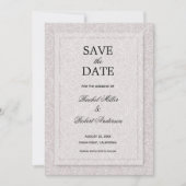 Save The Date Floral Grey Lilac (Devant)