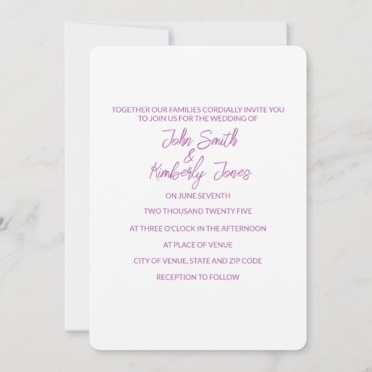 Save The Date Floral Mariage Appartement Enregistrer La Date Inv (Dos)