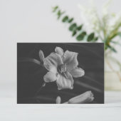 Save The Date Floral Noir (Debout devant)
