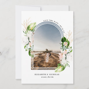 Save The Date Flore tropicale Boho Enregistrer la date