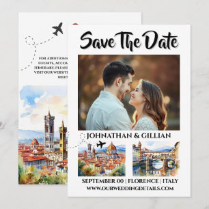 Save The Date Florence enregistrer la date destination photo esc