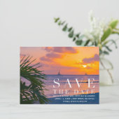 Save The Date Florida Keys Destination Wedding Enregistrer la da (Debout devant)