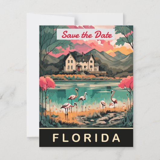 Save The Date Floride, Oiseaux sur la Côte,  (Devant)