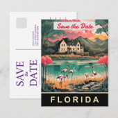 Save The Date Floride, Oiseaux sur la Côte,  (Devant / Derrière)