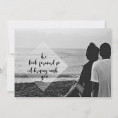 Save The Date Flower Love - Cactus Photo Enregistrer La Date (Dos)