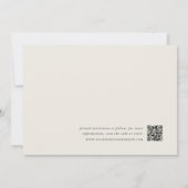 Save The Date Flux de script | Mariage photo (Dos)